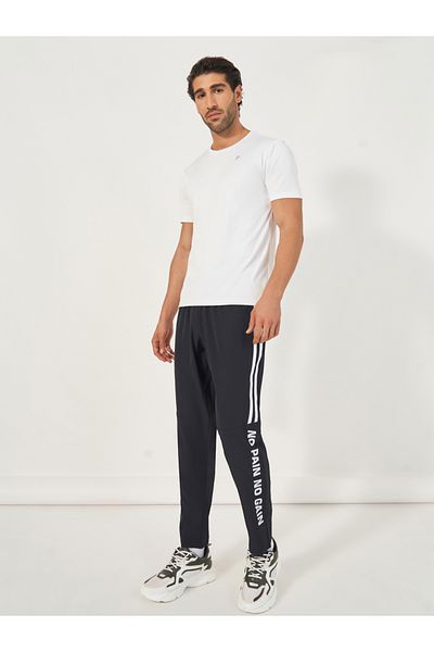 Styli Super Stretch Slogan Print Track Pants
