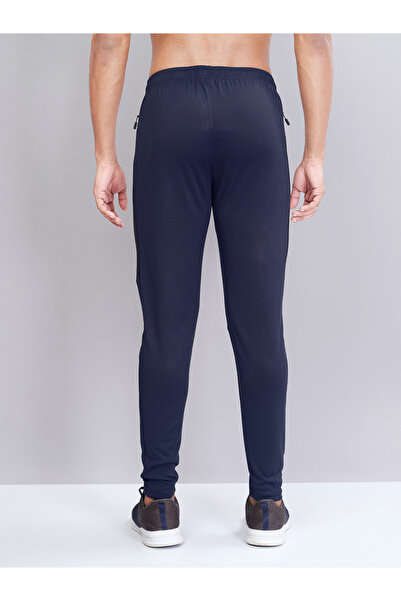 Technosport By Styli Men Solid Slim Fit Track Pants with TECHNO DRY