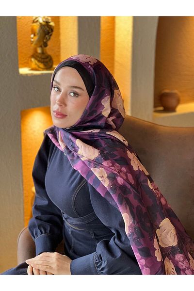 Modakaşmir شال لينا بنمط فيرد