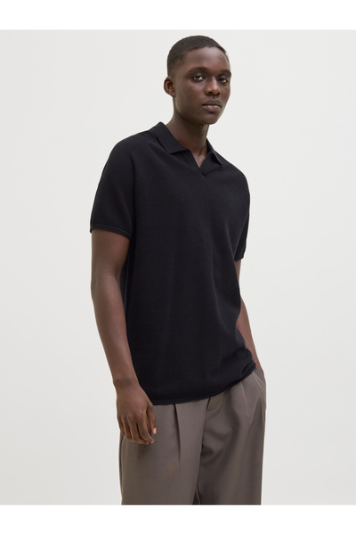 Jack & Jones Knitted Short Sleeve Polo T-Shirt