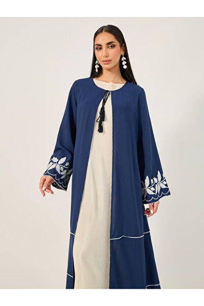 Take Two By Styli Embroidered Long Sleeves Regular Fit Shrug
