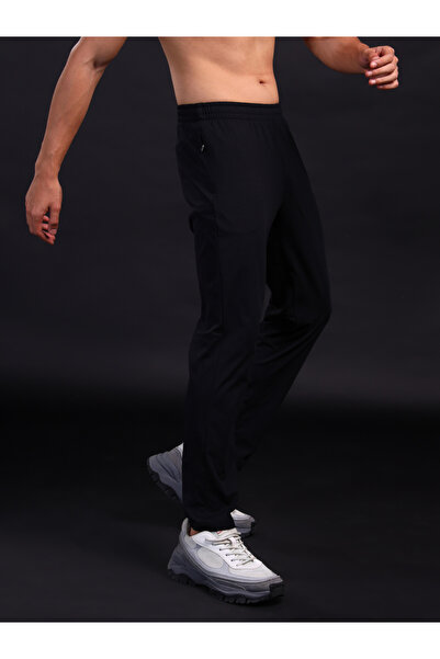 Technosport By Styli Solid Slim Fit Trackpants with Drawstring