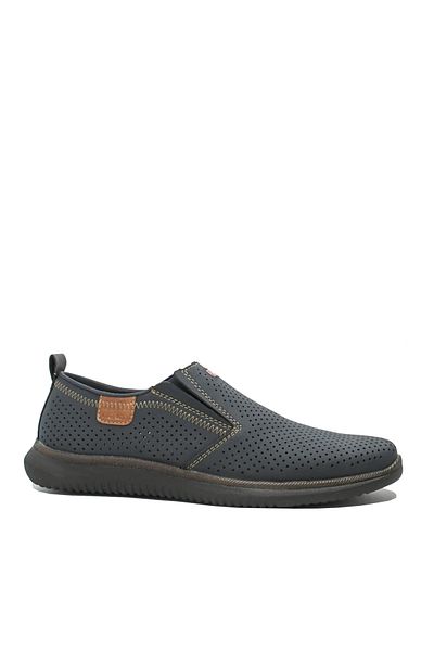 Rieker Pantofi sport bărbați Rieker bleumarin, piele întoarsă, croială largă