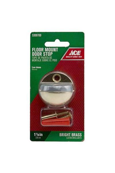 ACE Floor Mount Door Stop (2.8 cm, Gold)