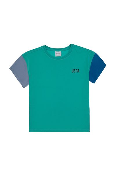 U.S. Polo Assn. Boy's Mint Oversize Crew Neck T-Shirt 50307154-Vr090