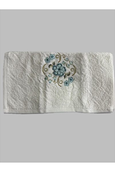 Şelale Waterfall 3D Embroidered 30X50 Kitchen and Hand & Face Towel Set 6 Color Towels
