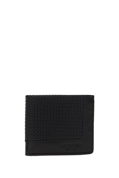 U.S. Polo Assn. Men's Black Wallet 50305025-Vr046
