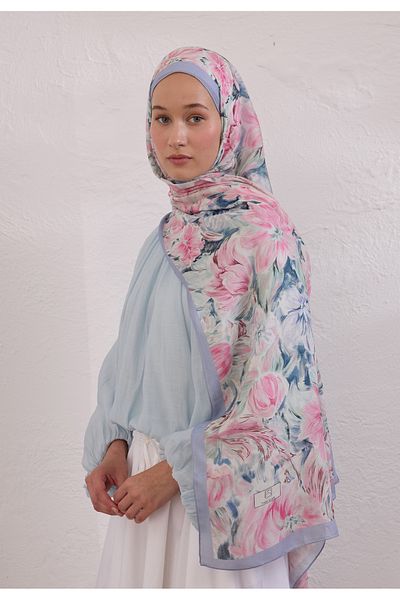 Fresh Pure Flora Pattern Rami Shal Pink