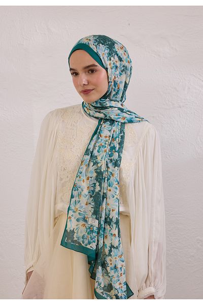Fresh Cherry Blossom Pattern Rami Shal Ocean