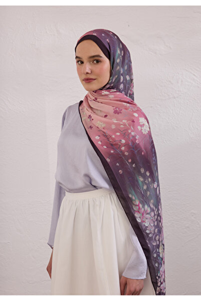 Fresh WISTERIA DESEN RAMİ ŞAL MOR