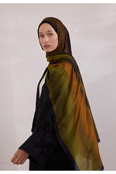 Fresh فرشاة ملونة منقوشة من خوص الكتان باللون الكاكي