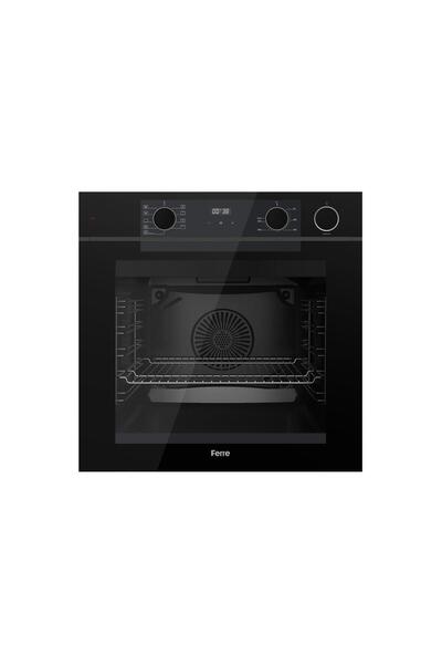 Ferre Qep64cs Steamart - Fryart Serisi Siyah Ankastre Fırın (0 9 KONUM)