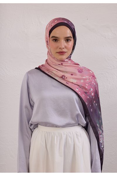 Fresh Wisteria Pattern Rami Shal Purple