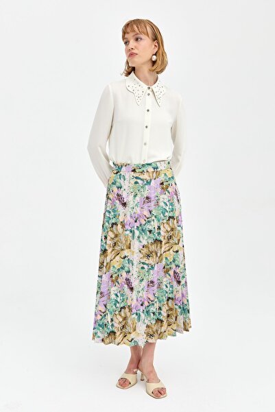 Nihan Empirme Pilise Etek Yeşil