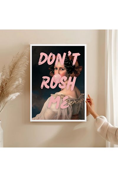 HOMEPACK Single Wooden Framed Painting One Piece Poster Painting Tk/Exclusive006