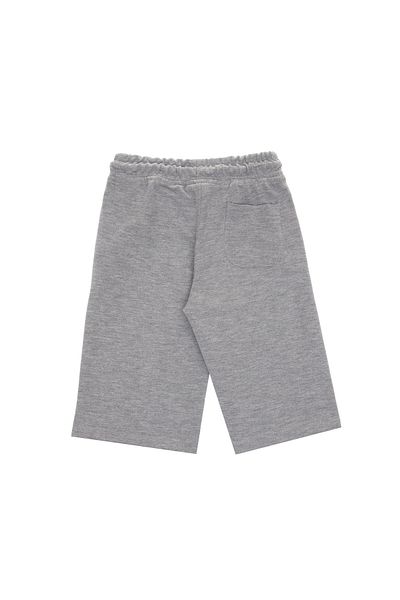 U.S. Polo Assn. Boy's Gray Melange Knitted Shorts 50298078-Vr086