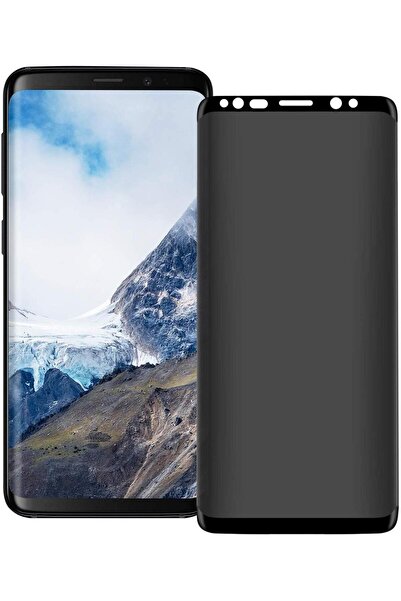 BOEM Folie de sticlă transparentă 5D pentru Samsung Galaxy S9 Plus, Privacy G...