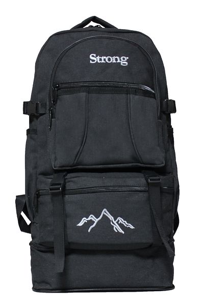 Strong Bag Unisex Bellows Canvas Fabric Σακίδιο πλάτης εξωτερικού χώρου με θήκη για φορητό υπολογιστή Mountaineer Backpack Escp02
