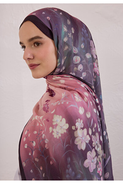 Fresh WISTERIA DESEN RAMİ ŞAL MOR