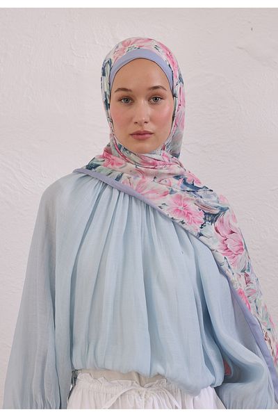 Fresh Pure Flora Pattern Rami Shal Pink
