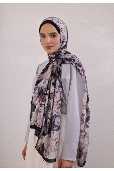 Fresh Nerissa Pattern Rami Shal Deep Purple