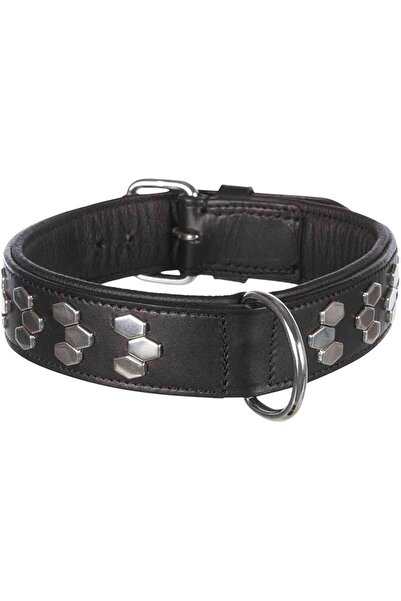 Trixie Köpek Boyun Tasması Gerçek Deri 45-55 cm 40 mm L Siyah