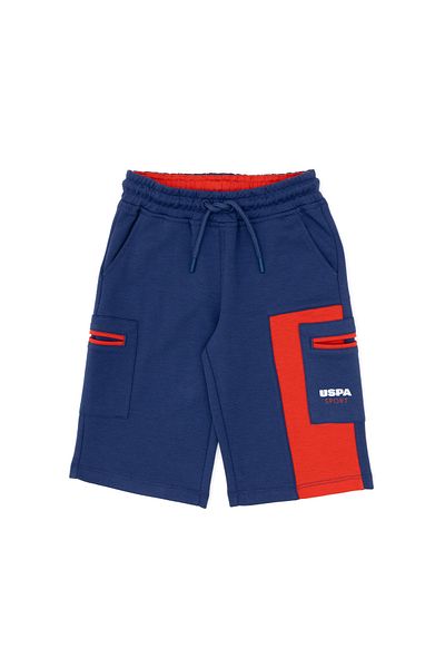 U.S. Polo Assn. Boy's Light Navy Blue Knitted Shorts 50300155-Vr059