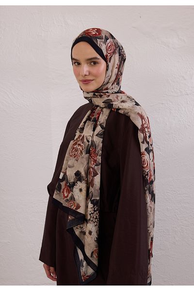 Fresh Magnolia Pattern Rami Shal Black