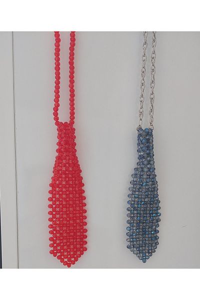 odabaş shop Crystal Bead Tie