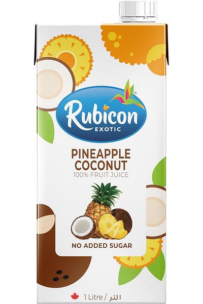 Rubicon Pineapple Coconut Juice Drink Nsa 1 Ltr