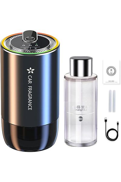 ABYZ Car aromatherapy diffuser, automatic induction, color ambient lights, dimensions 120X66mm, 50ml