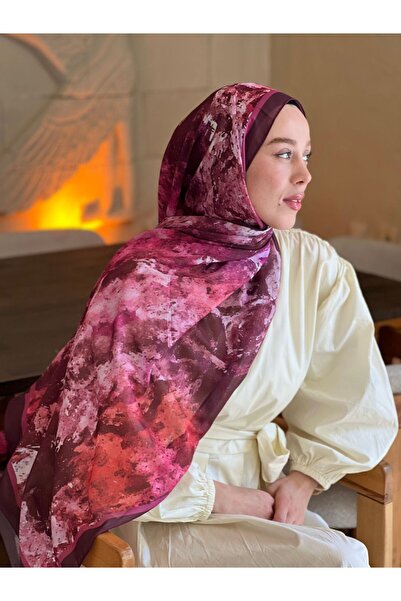 Modakaşmir شال لينا بنمط إزجير