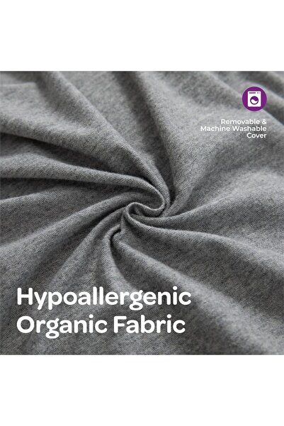 Moon U-Shaped Organic Maternity Pillow - Full-Body Support