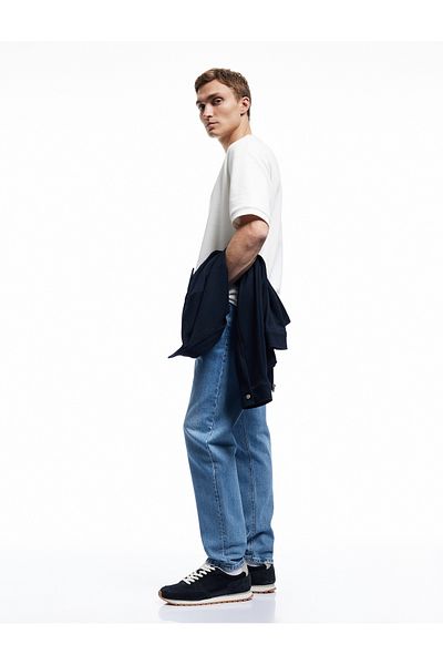Koton Cotton Regular Waist Tapered Fit Jean Trousers - Joe Jean