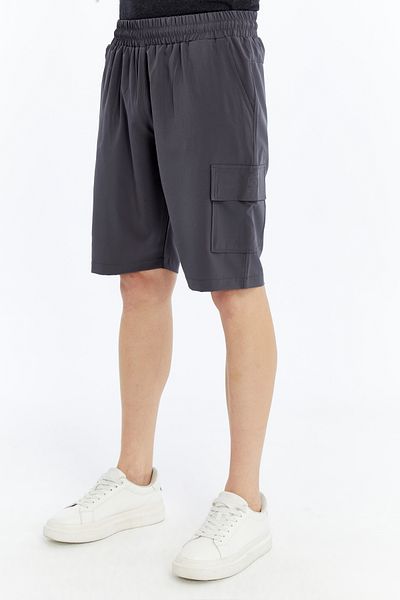 AXXEL Men's Anthracite Woven Shorts-B2224