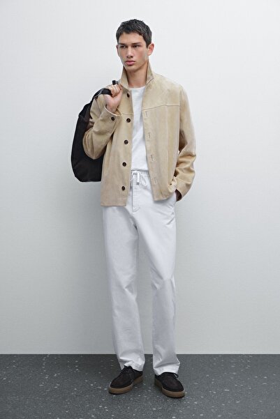 Massimo Dutti Pamuk karışımlı jogger fit pantolon