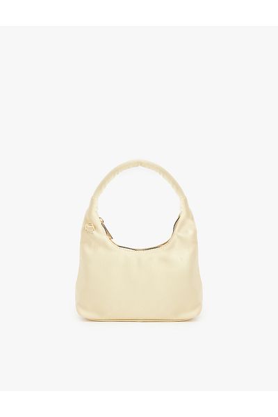 Koton Faux Leather Tote Bag with Zippered Strap Handle