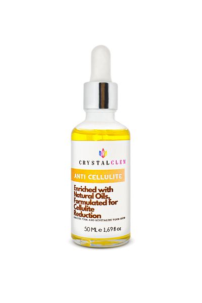 Crystalclem Natural Anti Cellulite Massage Oil Firming Orange Appearance Reducing 50 ml