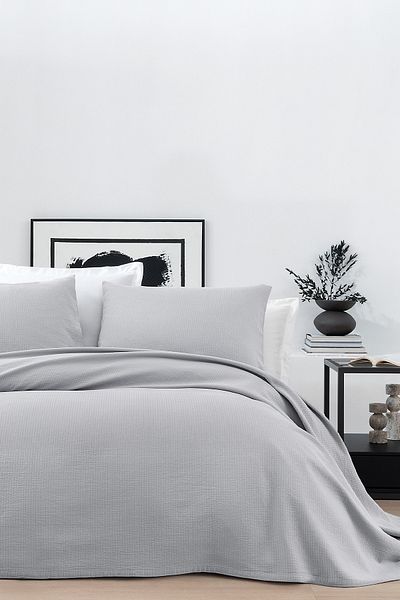 Yataş Elena Double Bedspread Set - Gray