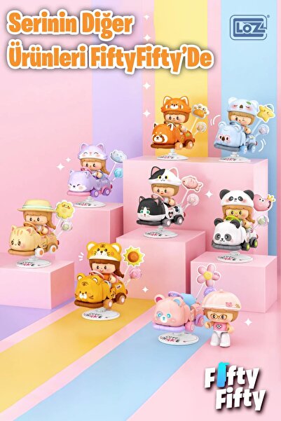 Vagonlife Loz Creative Series Swinging Pink Panda Model 189 Piece Toy Building Set Fflz-4301