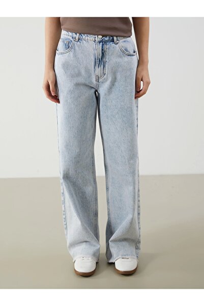 LC Waikiki XSIDE Mavi Wideleg Kadın Jean Pantolon