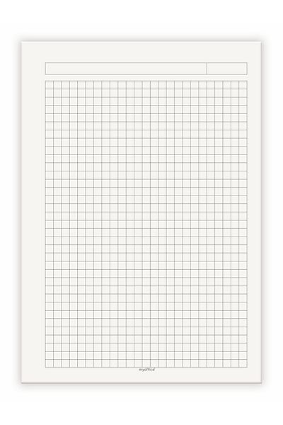 Etika Natural Journal A5 Notebook Hard Cover 160 Pages, Spiral 80 Yp. Checked