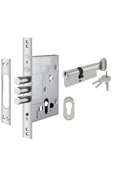 İto Kilit 2004K Çelik Kapı Üst Kilit - 354/68k Mandallı Barel 3 Anahtar