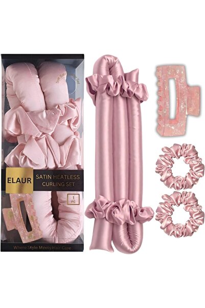 ELAUR Satin Heatless Curling Set - Hair Rollers for Heatless Curls (Bloomy)
