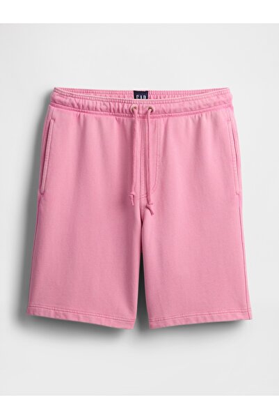 GAP Erkek Pembe Heavyweight Fransız Havlu Kumaş Şort