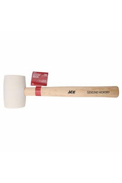 ACE Rubber Mallet W/Hickory Handle (453.5 g)