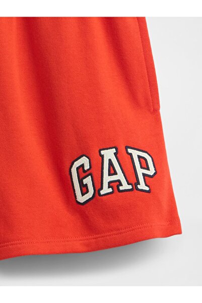 GAP Kadın Kırmızı Gap Logo Fransız Havlu Kumaş Şort