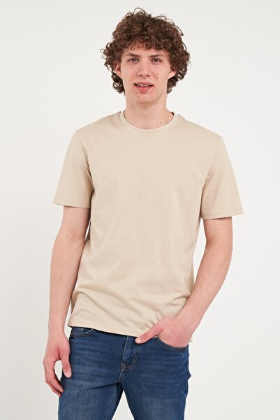 Kenvelo Tricou barbat de culoare uniforma