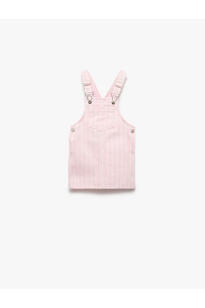 Koton pink stripe Overall Dress