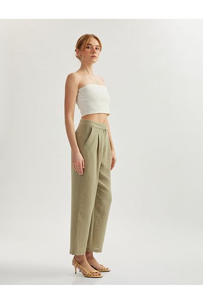 Koton khaki Carrot Fit Pants